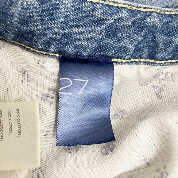 Anthropologie Pilcro The Joey High-Rise Straight Jeans Blair Wash Womens Size 27 - Picture 11 of 16